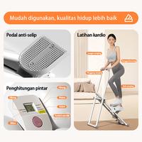 Gambar 【COD】LIVE RIFOAMXN Stepper dengan Stang, Layar LCD, Beban 300 KG, Mesin Panjat Kebugaran, Peralatan Kebugaran Rumah untuk Pria dan Wanita - LCD-Hitam dari RIFOAMXN.ID undefined 3 Tokopedia