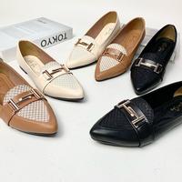 Gambar Sepatu Wanita FlatShoes Hitam Kerja Diva Store Model Gesper - HITAM, 38 dari Diva,store undefined 3 Tokopedia