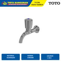 Gambar TOTO TX130L KRAN TEMBOK KRAN DINDING KERAN AIR KAMAR MANDI 1/2 INCI dari Tirta Bangunan undefined 1 Tokopedia