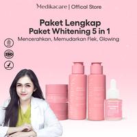 Gambar Medikacare Premium Whitening Set 5 in 1 - Mencerahkan, Memudarkan flek, Glowing dari medikacare.skincare undefined 1 Tokopedia