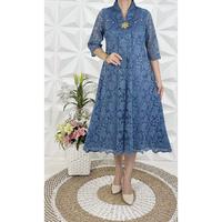 Gambar Dress Sultan Cristie Claudya - Tosca, XL dari Rimma Busana Brokat undefined 2 Tokopedia