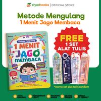 Gambar (Bonus 1 Set Alat Tulis) Buku Belajar Membaca Anak TK Metode Mengulang 1 Menit Jago Membaca Buku Cepat Membaca Anak 3+ Berwarna Lengkap Fullcolor - Buku 1 Menit Jago Membaca + 1 set Alat Tulis dari Ziyadbooks undefined 1 Tokopedia