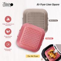 Gambar STEINCOOKWARE Alas Air Fryer Silikon Persegi Multifungsi 19cm - Clay Pink dari Grosenia undefined 1 Tokopedia