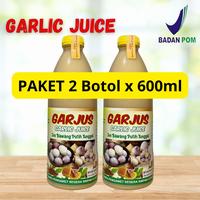 Gambar PAKET 2 BOTOL x 600ml Jus Bawang Putih Tunggal, Kayumanis, Jahe Merah, Cuka Apel, Lemon dan Madu Murni Garjus Garlic Juice dari Garjus Garlic Juice undefined 1 Tokopedia