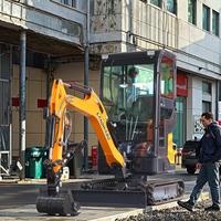 Gambar Customized High Quality Kubota Engine 2.5 Ton Hydraulic Mini Excavator Construction Machinery 1800KG Micro Excavation With Cabin dari Trefelix undefined 3 Tokopedia