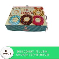 Gambar Isi 10 Lembar DUS DONAT ISI 6 DESAIN KEREN Dus Donat 27*18.5 Box Dus Donat Kotak Roti dari GO Power Bank undefined 1 Tokopedia