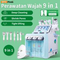 Gambar Epic Finds Alat Hydra Peel 11in1 Profesional - Beragam Perawatan Wajah Terbaik, Termasuk Aqua Peel, Hydrogen Oxygen, PDT Mask, Dermabrasion, Hydra Skin Scrubber, Ultrasound, RF, dan Setrika Wajah Dingin dari Tini ulmani51 undefined 1 Tokopedia