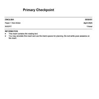 Gambar [Hardcopy] Cambridge Primary Checkpoint English April 2025 dari TokoPastiPuas undefined 2 Tokopedia