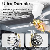 Gambar Professional Spray Gun GTI Industrial Grade Automotive Paint Spray Gun 1.3mm High Atomization Pneumatic Spray Gun Tools Home Use dari Kaynama undefined 2 Tokopedia