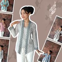 Gambar Xaviera Kebaya Baju Batik Wanita Jawa Lurik Istimewa Modern 2024 Dress Panjang Atasan  Formal Casual Terlaris - Pink, M dari Batik Fani Collection undefined 1 Tokopedia