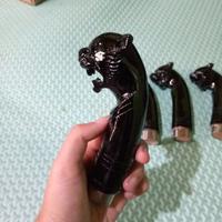 Gambar gagang pisau rasa mala dengan seni ukir macan hitam bahan kayu mala cocok buat golok ukuran 30cm dari Salma dini undefined 5 Tokopedia