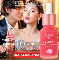Gambar Ritzglam Glow Lips Bundle – Sweet Strawberry Serum + Lip Hyalusqua Moisturizer | Bibir Cerah Natural dan Ringan. Perawatan Pencerah Bibir. Vitamin. lip spf - Hyaluaqua + Sweet Strawberry dari RITZGLAM PINK LIP TREATMENT undefined 3 Tokopedia