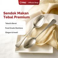 Gambar Cypruz Serving Spoon Sendok Makan Tebal Premium 26cm dari Cypruz Kitchenware undefined 1 Tokopedia