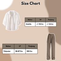 Gambar Setelan Wanita Kekinian OOTD Panjang (Elze Blouse + Tanktop Stripe + Celana Jennie Knit) | DSD93 - Baju, Atasan 1 set ootd wanita korean style Lembut - Elze Blouse Kemeja dari Daily Sunny Dress undefined 5 Tokopedia