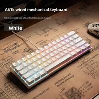 Furycube A61K | A61-K Wired RGB Rainbow Backlight Mechanical Gaming Keyboard - foto 4