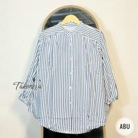 Gambar Azura Blouse - Kemeja Wanita Salur Terbaru Korean Look Basic Casual - Atasan Wanita Rayon Bahan Adem Busui Lengan Panjang - Abu, Standart ( Ld 110 cm ) dari Tukonira undefined 1 Tokopedia