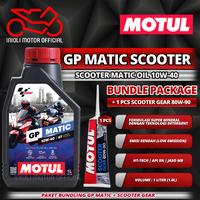 Gambar OLI MOTUL GP MATIC 10W40 1L & 1 SCOOTER GEAR 80W90 120ml Paket Bundle dari Inioli Motor undefined 1 Tokopedia