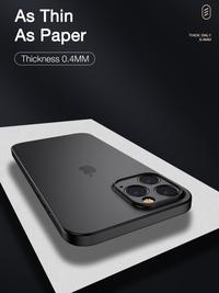 Gambar Ultrathin PP Case 0.3mm Case iPhone 12 Pro Max iPhone 12 Mini - Hitam, iP 12 Mini dari Simplecasestore undefined 2 Tokopedia