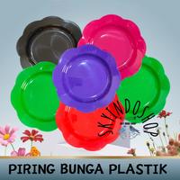 Gambar Piring Makan Bunga Plastik Berkualitas Termurah ( 12 Pcs ) - Hitam dari Sky Indo Shop 888 undefined 1 Tokopedia
