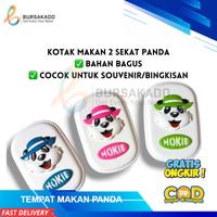 Gambar Kotak Bekal Tempat Nasi Anak Hokie 2 Sekat Panda Warna Souvenir Ulang Tahun Anak Lunch Box dari storedons169 undefined 4 Tokopedia