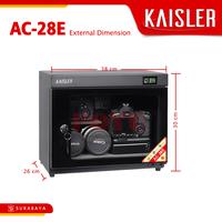Gambar Kaisler AC-28E Dry Box Cabinet Lemari Kering Simpan Kamera Camera Lens Lensa 25L 25 Liter Kecil - Mekanik, Tanpa Peti Kayu dari Foyu Photo undefined 2 Tokopedia