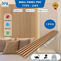 Gambar [1 PCS] WPC Wall Panel Dinding GWS | Motif Kayu 3D Premium | Dekorasi Dinding Aesthetic | Anti Rayap & Anti Air | Kuat & Kokoh - GWS002 dari Dafanyang Home Interior undefined 1 Tokopedia