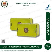 Gambar Casahana Kue Bulan Premium Love Moon Combo - Red/Yellow/Rose Gold/Light Blue/Light Green/Orange-Blue, Paket 2's - Light Blue - LS White Lotus 1 Yolk x2 dari JAKARTA FRUIT MARKET PLUIT undefined 3 Tokopedia