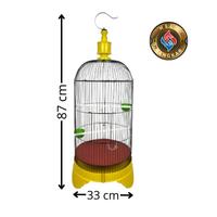 Gambar TERLARIS FULL SET SANGKAR LOVEBIRD BINTANG WARNA OVAL BESI IMPORT KANDANG LOVEBIRD SANGKAR BURUNG LOVE BIRD PARKIT KENARI SANGKAR - OREN dari tokoandriiiii undefined 1 Tokopedia