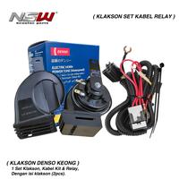 Gambar Denso Klakson Keong Waterproof 12V Full Power Universal Motor Mobil Paket Klakson Denso Disc & Kabel Kit Relay Car - 1 SET DENSO KEONG dari NSW Genuine Parts undefined 1 Tokopedia