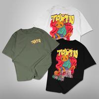 Gambar FortKlass Kaos ORANGECAT Regular Fit Kaos Sablon 24S 30S Kaos Pria Lengan Pendek Atasan Tshirt Distro - Hitam 24s, S dari Fortklass undefined 1 Tokopedia
