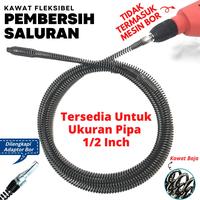 Gambar Pipe Cleaner Kawat Pembersih Saluran Pipa Mampet 3 5 10 Meter - 5 METER dari Fasa Karsya Karya undefined 1 Tokopedia