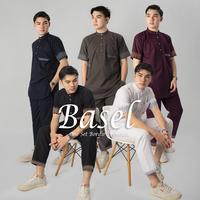 Gambar KATSAE - Oneset Basel Pria Dewasa Setelan Baju celana Muslim | Set Kemeja Koko Kurta Bordir Premium Size M L XL XXL - HITAM, M dari KATSAE undefined 1 Tokopedia