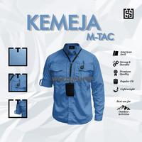 Gambar baju kemeja warna biru langit - Biru Langit, M dari WARZEMSHOP undefined 1 Tokopedia