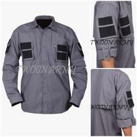 Gambar Theqacip - Kemeja Lapangan 511 / Kemeja Warna Abu/ Kemeja Tangan Panjang / Kemeja Tactical / Kemeja Cowo / Kemeja Pria / Kemeja Militer / Kemeja Outdoor / Kemeja Lengan Panjang Pria Army Biru Hijau Hitam Katun Lembut Merah Navy - Abu, M dari Theqacip.id undefined 1 Tokopedia