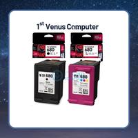 Gambar CATRIDGE HP 680 INK TRI COLOUR / CARTRIDGE HP 680 BLACK INK ORI FOR 1115/ 2135/ 3635/ 3835/ 4535 ORIGINAL / CATRI-HP5 / CATRI-HP4 - BLACK dari 1st Venus Computer undefined 2 Tokopedia