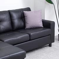 Gambar Informa Berwick Sofa L Sectional Kulit - Hitam - Default dari Informa Makassar undefined 4 Tokopedia
