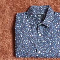 Gambar Baju Kemeja lengan panjang"H&M easy iron " meterial berkualitas, tebal, tidak gampang kusut Size XS slimfit lebar dada 46 panjang 70cm. keren dari zaldy toko undefined 5 Tokopedia