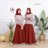 Gambar Oribelle Indonesia - Celia Oneset Blouse Set Rok + Khimar instan Setelan Anak Tanggung Terbaru Couple Ibu Atasan Baju Wanita - maron, 6 dari ORIBELLE ID undefined 4 Tokopedia
