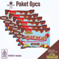 Gambar Paket 6pcs Mujigae By Wonhae Gummy Choco Ball Truffle Mixed Fruit 35gr - 6 pcs dari ABRR23 EL WAFA STORE undefined 2 Tokopedia