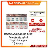 Gambar STOK TERBATAS !!!! ROKOK SAMPOERNA MILD MERAH / MENTHOL HIJAU 1 SLOP ISI 10 PCS X 16 BATANG TERJANGKAU - merah1slop dari elijahfyk996 undefined 1 Tokopedia