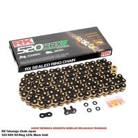 Gambar Rantai RK Takasago Chain 520 KRX 120L For Ninja 250 ER6 Z250 R25 MT25 CBR RX-Ring Rantai Motor - Black- Gold dari HELM MART 88 undefined 4 Tokopedia