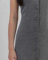 Gambar Evertops - Bea Dress / Gaun Casual Midi Knit Motif - Black, S dari Evertops undefined 4 Tokopedia