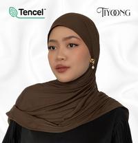 Gambar Tiyoong - Nezira Basic Scarf Tencel Modal - Black dari TIYOONG undefined 4 Tokopedia