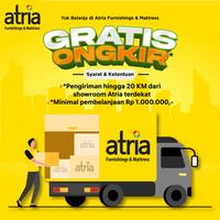 Gambar Atria Meja Makan Lipat Freddy + 2 Kursi Coklat dari Atria Furniture Official undefined 3 Tokopedia