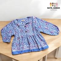 Gambar ATASAN BATIK ANAK PEREMPUAN LENGAN PANJANG AZIZAH HIJAB BAHAN KATUN PREMIUM ADEM NYAMAN DI PAKE - BLUS KUNING, M dari batik samian undefined 3 Tokopedia