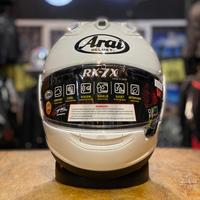 Gambar Helm Full Face Helmet Arai Rx7x Glass White White Glossy sukro Arai japan SNI - HelmOnly, M dari Bandung Apparels undefined 5 Tokopedia
