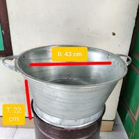 Gambar Ember Seng Sedang / basin/ember kumbahan/serbaguna dari Maju Karya Stell undefined 1 Tokopedia