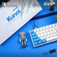 Gambar Sades Kunai 3 in 1 Connection Mechanical - Gaming Keyboard - White Blue, Yellow Switch dari GOODGAMINGSHOP undefined 3 Tokopedia