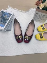 Gambar Sepatu Harian Wanita Sepatu Hak 2cm Kulit Imitasi Warna Khaki Bantalan Empuk untuk Kerja dan Jalan-jalan, Nyaman untuk Berdiri Lama, New Arrival dengan Flash Sale, Cocok untuk Rekomendasi sepatu flat yang empuk dan tidak bau dan Meeting - Kuning, 36/23CM dari RodriguezShawn9268 undefined 5 Tokopedia