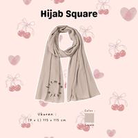 Gambar Yeju outfit 1 set ootd 3in1 (atasan kemeja katun wanita oversize Lembut, bawahan celana cutbray scuba, hijab square) setelan baju panjang remaja kombinasi simple casual formal one set cewek kerja berhijab muslim korea style Basic Nyaman Santai - Oneset dari Fitmee Stylee undefined 5 Tokopedia